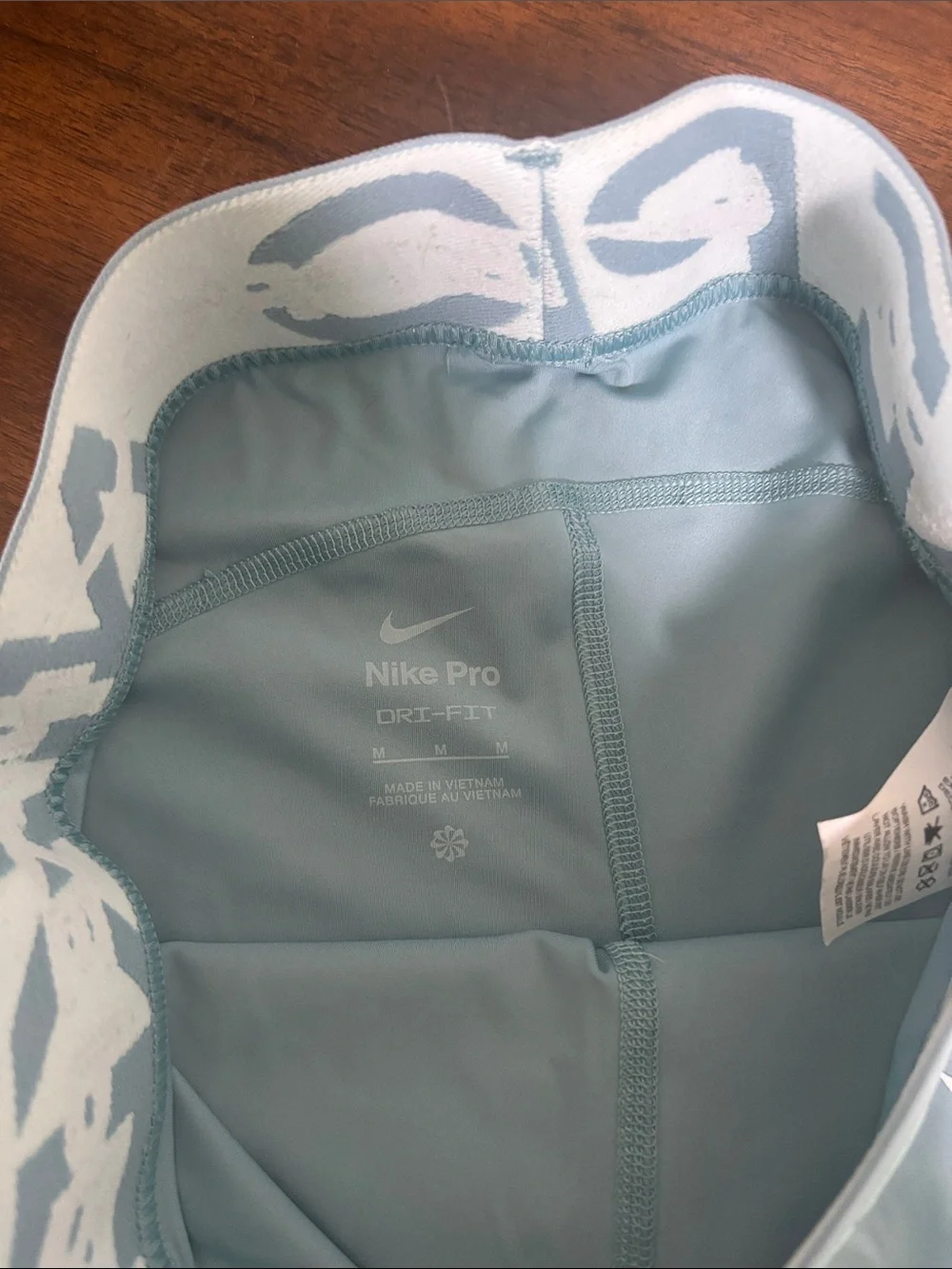 Nike Pro Light Blue Womens Spandex Shorts